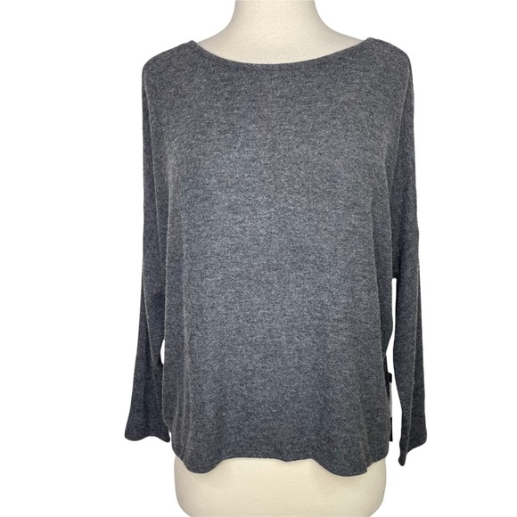 Stitch Fix l Copper Key Charcoal Scoop Neck Soft Brushed Knit Top, Small - Picture 6 of 8